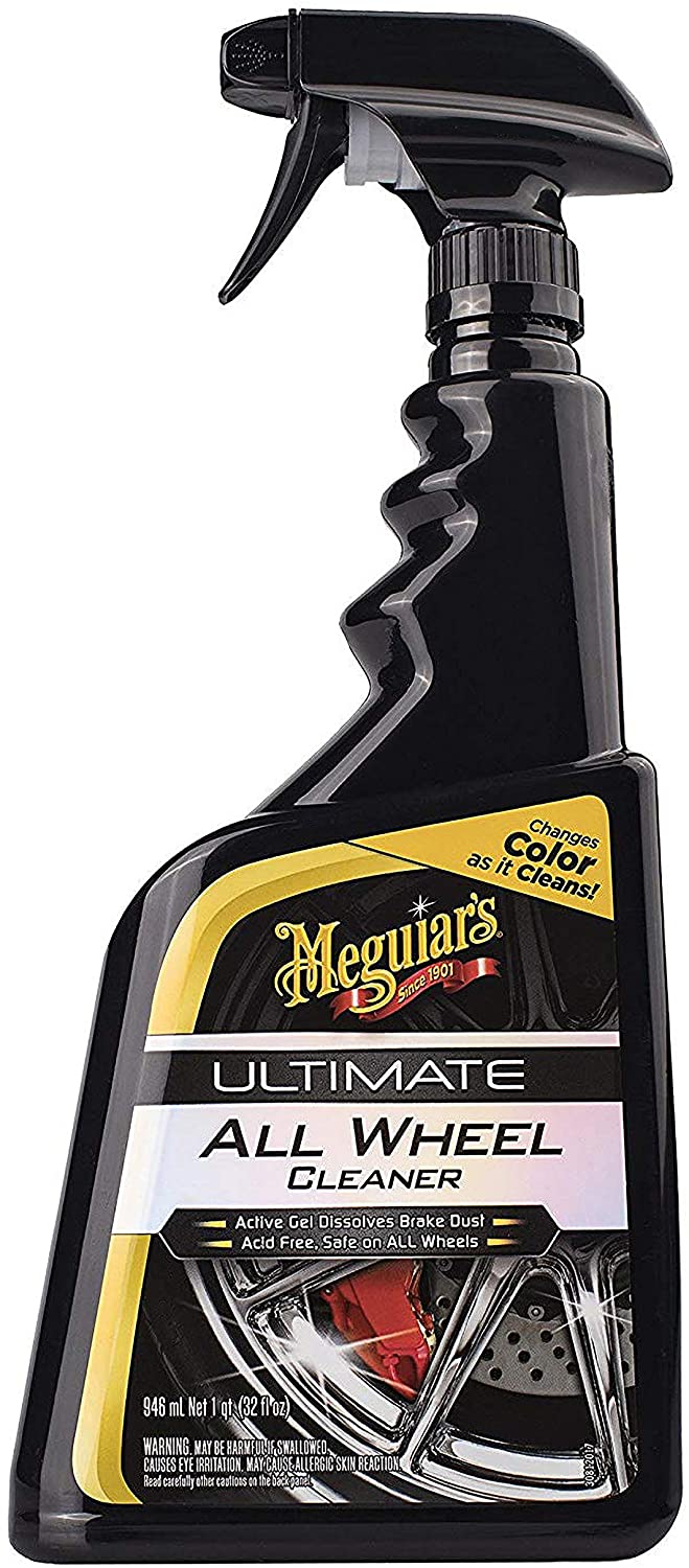 Meguiars Ultimate All Wheel Cleaner tvätta fälgar själv skiftar färg